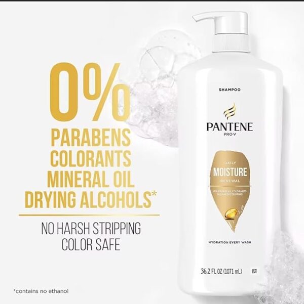 Pantene Pro-V Daily Moisture Renewal Shampoo, 36.2 oz - Image 5