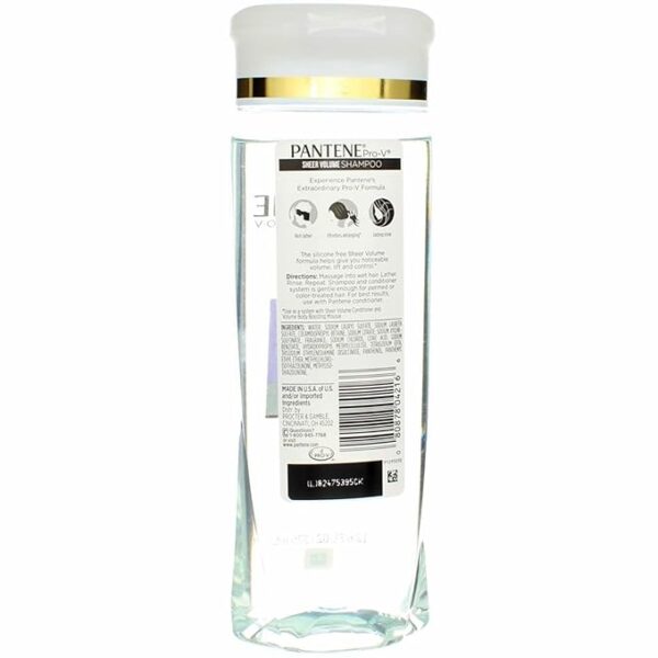 Pantene Pro-V Sheer Volume Thick, Full Body Shampoo 12.6 oz - Image 5