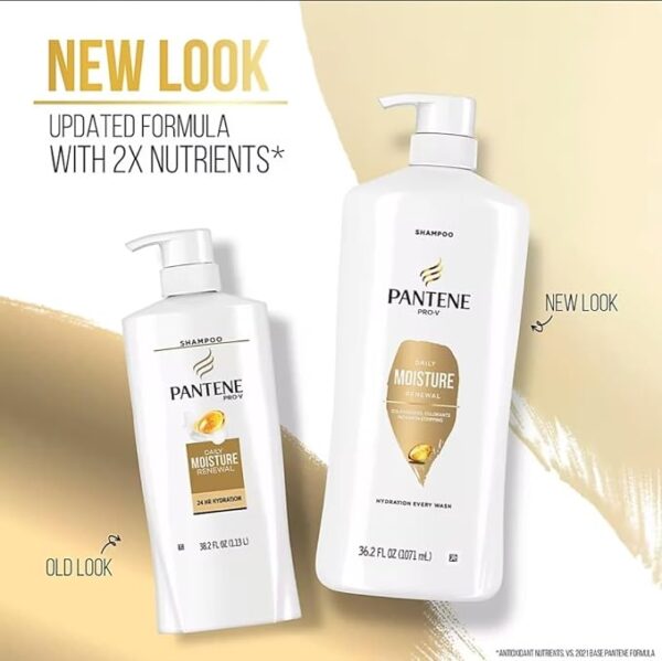 Pantene Pro-V Daily Moisture Renewal Shampoo, 36.2 oz - Image 2