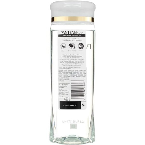 Pantene Pro-V Sheer Volume Thick, Full Body Shampoo 12.6 oz - Image 6