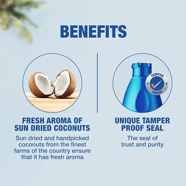 Parachute 100% Pure and Natural Unrefined Coconut Oil - Image 4