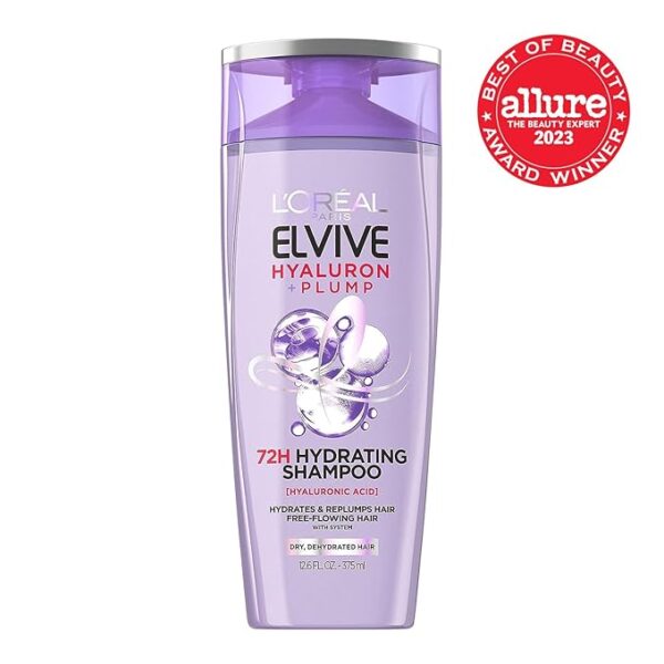 L'Oreal Paris Elvive Hyaluron Plump Hydrating Shampoo for Dehydrated - Image 6