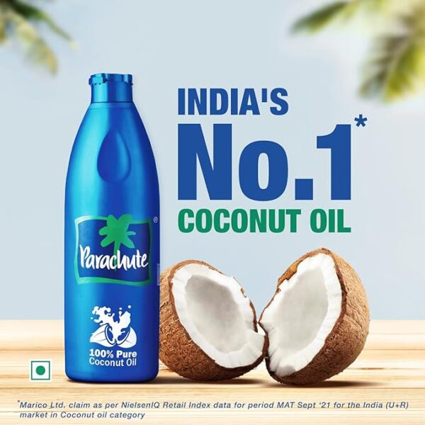 Parachute 100% Pure and Natural Unrefined Coconut Oil - Image 6