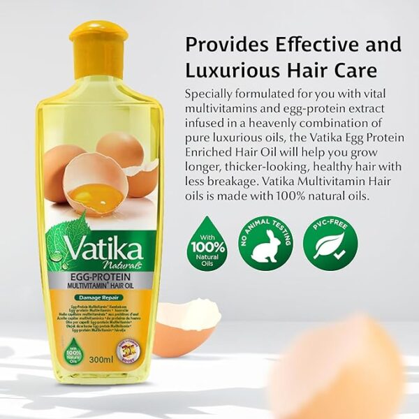 Vatika Naturals Multivitamin Hair Oil - Elevate Your Hair Care Ritual with the Power of Nature - Image 6