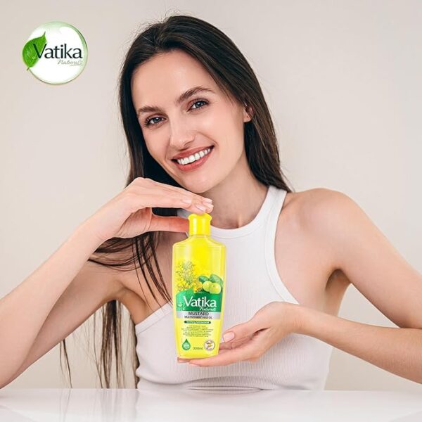 Vatika Naturals Multivitamin Hair Oil - Enriched with Essential Nutrients for Strong - Image 3