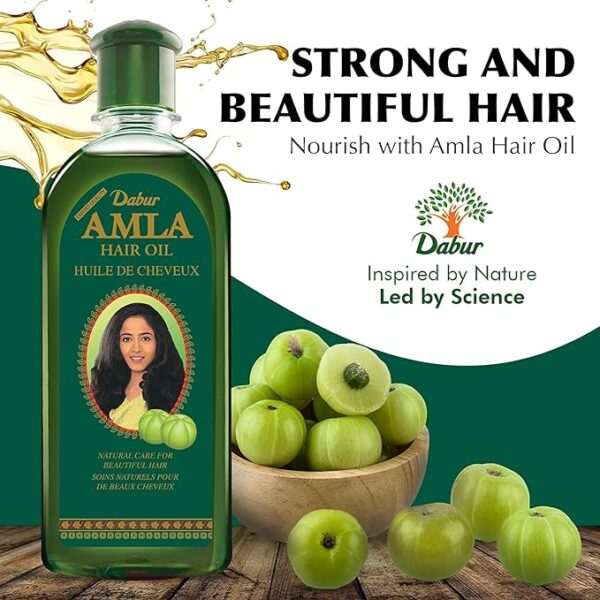 Dabur Amla Hair Oil for Healthy Hair and Moisturized Scalp - Image 6