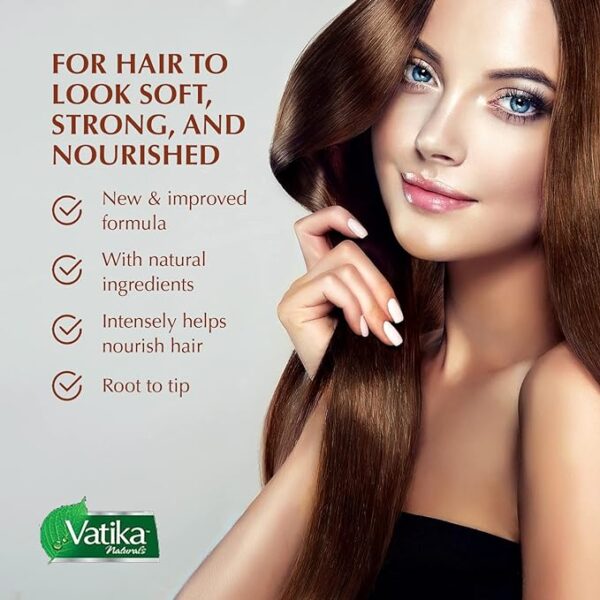 Dabur Vatika Naturals  Strengthening & Hair Oil Serum Smooth - Image 5