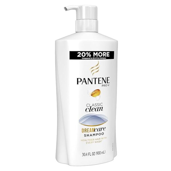 Pantene Pro-v Classic Clean Shampoo With Pump, 30.4 Fluid Ounce - Image 2
