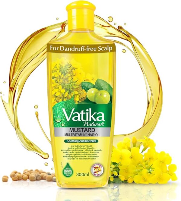 Vatika Naturals Multivitamin Hair Oil - Enriched with Essential Nutrients for Strong