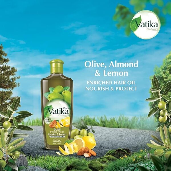 Dabur Vatika naturals Olive Enriched Hair Oil 300 Ml - Image 5