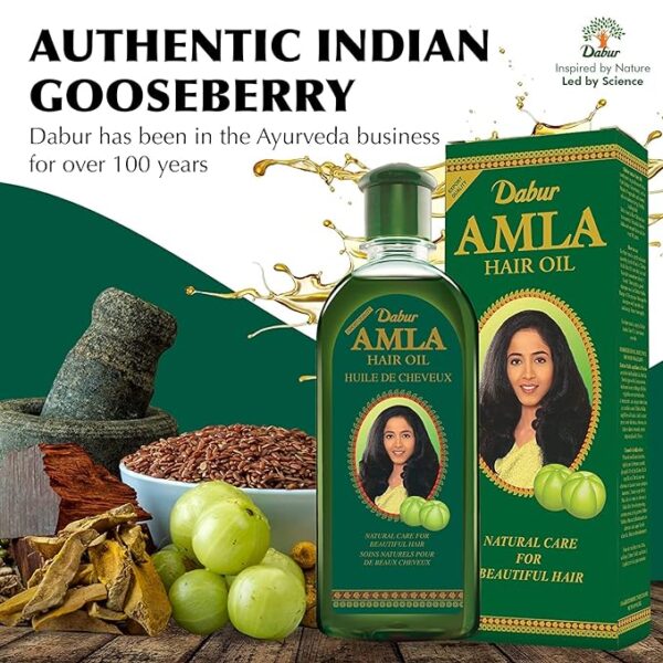 Dabur Amla Hair Oil for Healthy Hair and Moisturized Scalp - Image 5