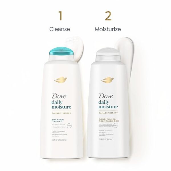 Dove Damage Therapy Shampoo Daily Moisture for Dry Hair - Image 2