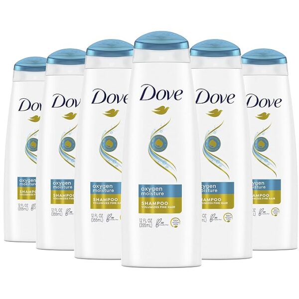 Dove Oxygen Moisture Shampoo 6 count