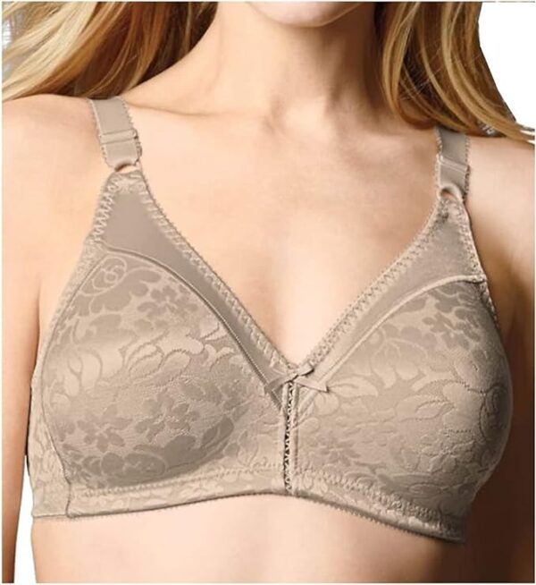 Bali Women's Double Support Spa Closure Wire-Free Bra, Soft Taupe, 42C - Image 4
