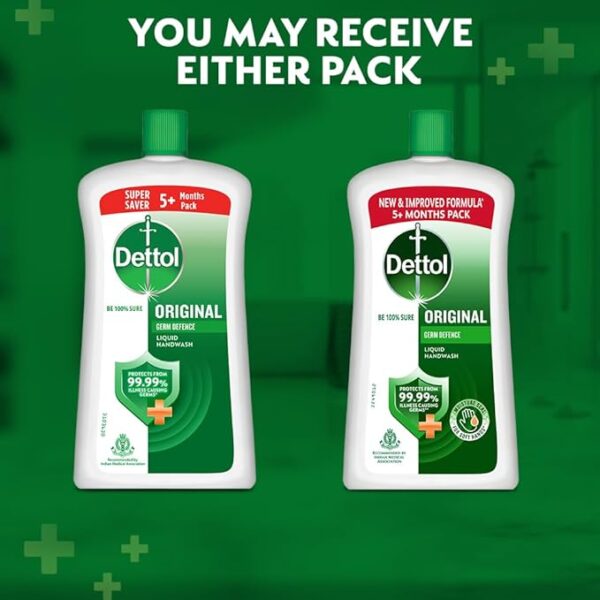 Dettol Original Liquid Soap Jar - 900 ml (Pack of 2) - Image 3