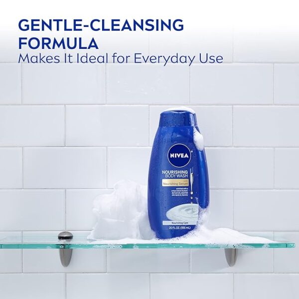 NIVEA Nourishing Care Body Wash with Nourishing Serum - Image 2