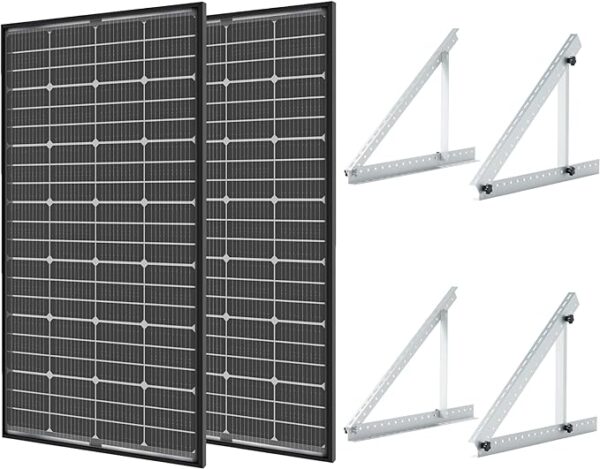 Bifacial 400 Watt Solar Panels 12V 10BB Monocrystalline Solar Panel with 2pcs