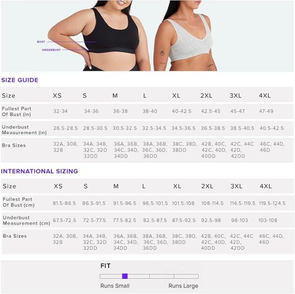 MeUndies –Stretch Cotton V-Neck Bra for Women No Underwire - Image 2
