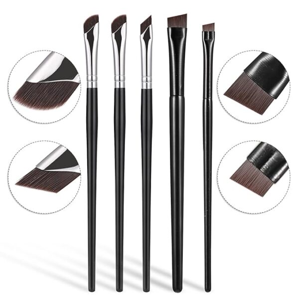Etercycle 5-Piece Set Eyeliner Brushes for Precision Makeup - Image 2