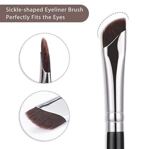 Etercycle 5-Piece Set Eyeliner Brushes for Precision Makeup - Image 3