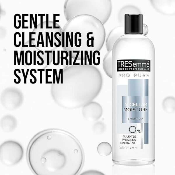 TRESemmé Pro Pure Shampoo For Daily Moisture Micellar Moisture Paraben Free - Image 4