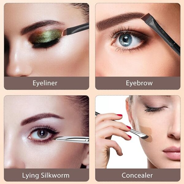 Etercycle 5-Piece Set Eyeliner Brushes for Precision Makeup - Image 6