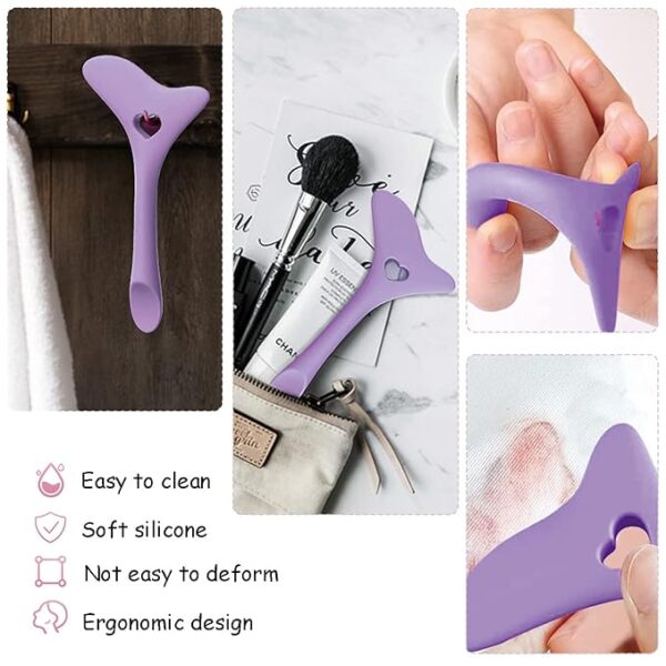 Eyeliner Stencils 4Pcs Reusable Silicone Eyeliner Aid Mascara - Image 4
