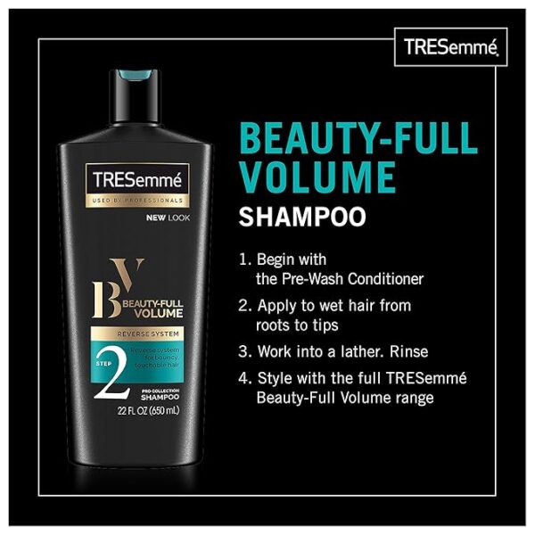 TRESemmé Shampoo, Beauty-Full Volume, 22 oz - Image 6