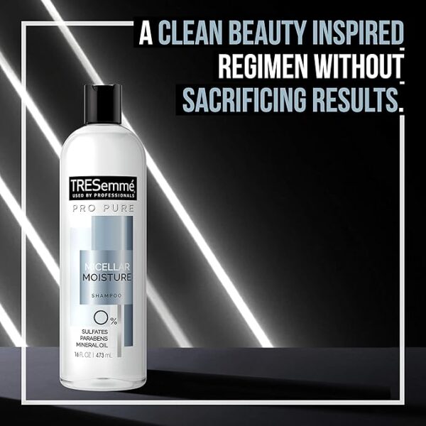 TRESemmé Pro Pure Shampoo For Daily Moisture Micellar Moisture Paraben Free - Image 6