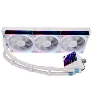 Thermalright Frozen Infinity 360 WHITE CPU Water Cooler, with Triple 124mm Infinity Mirror PWM Fans