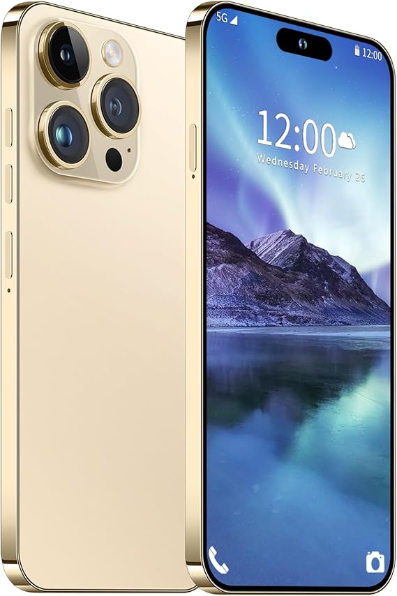 I14 Pro Max Unlocked Smartphone, 6+256GB, Android 13.0 Unlocked Cell Phones