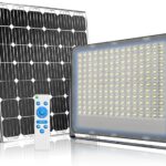 Gebosun 300W Solar Flood Lights Outdoor Dimmable