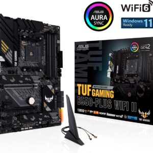 ASUS TUF Gaming B550-PLUS WiFi II AMD AM4 (3rd Gen Ryzen™) ATX Gaming Motherboard