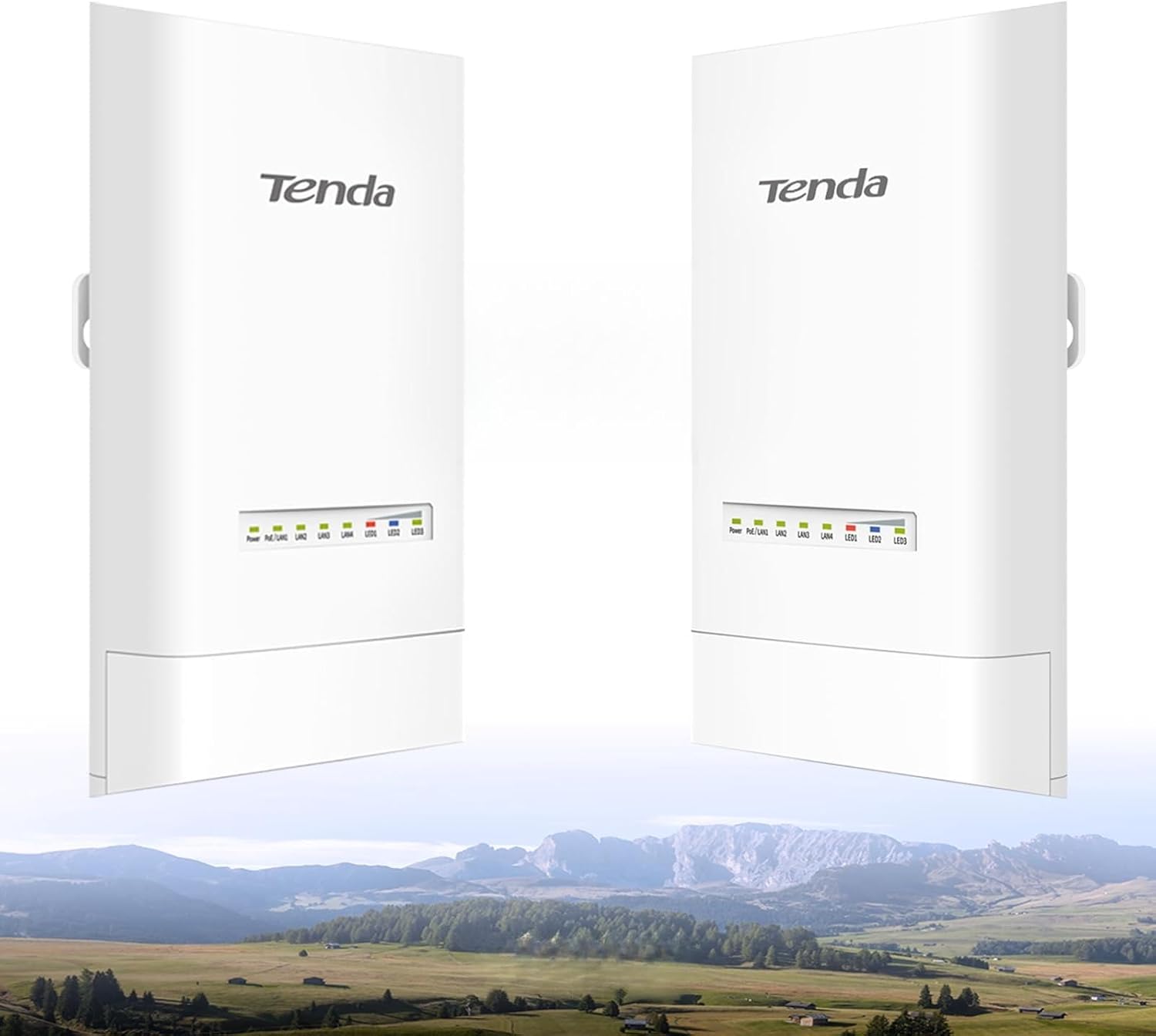 Tenda Point to Point Wireless Bridge | 5KM+ PtP Outdoor CPE | 5.8GHz 867Mbps Speed | 12dBi Antenna