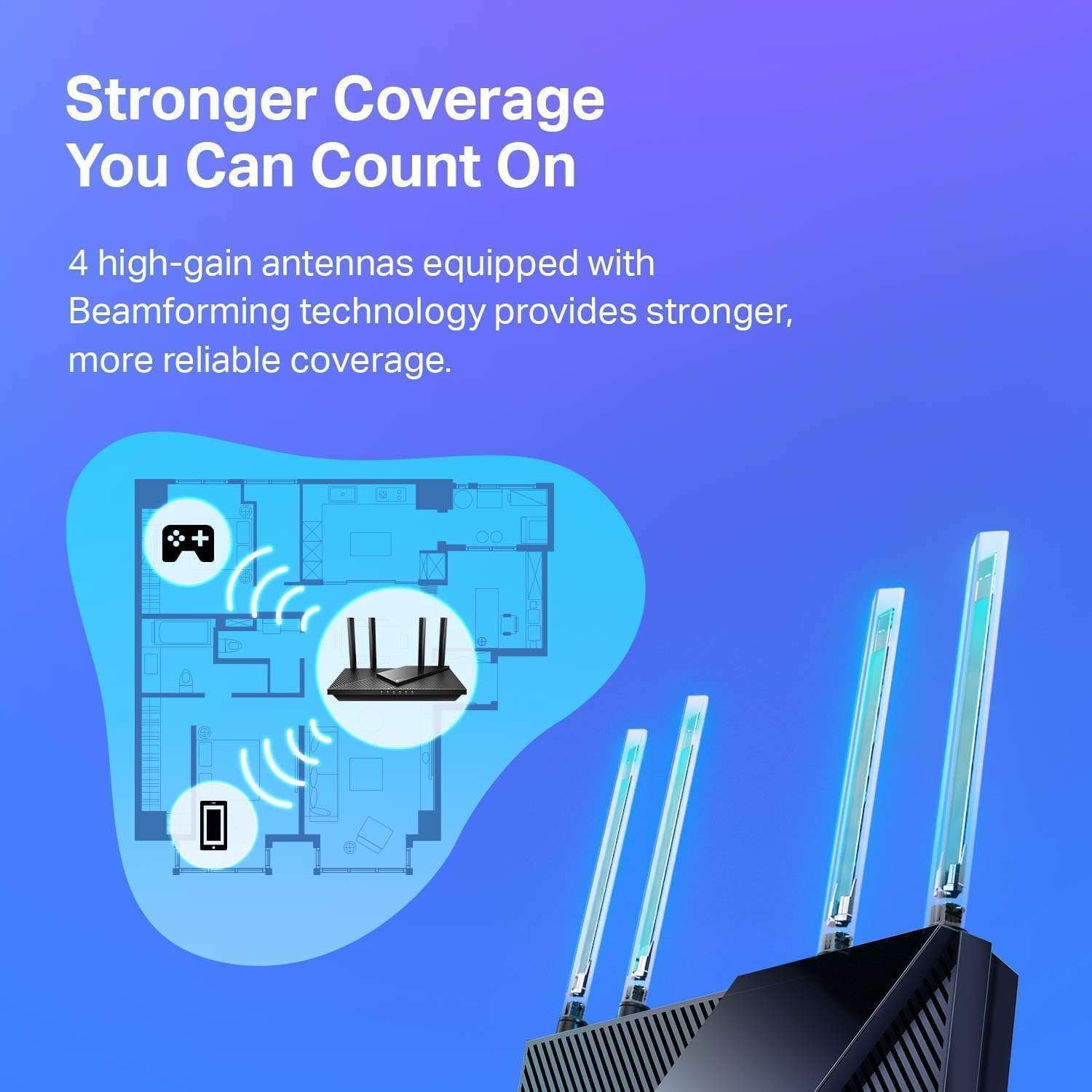 TP-Link AX1800 WiFi 6 Router (Archer AX21 V5) – Dual Band Wireless Internet, Gigabit - Image 9