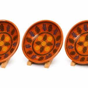 Terracotta Style Glazed Clay Bowl – Small Size, Count: 3