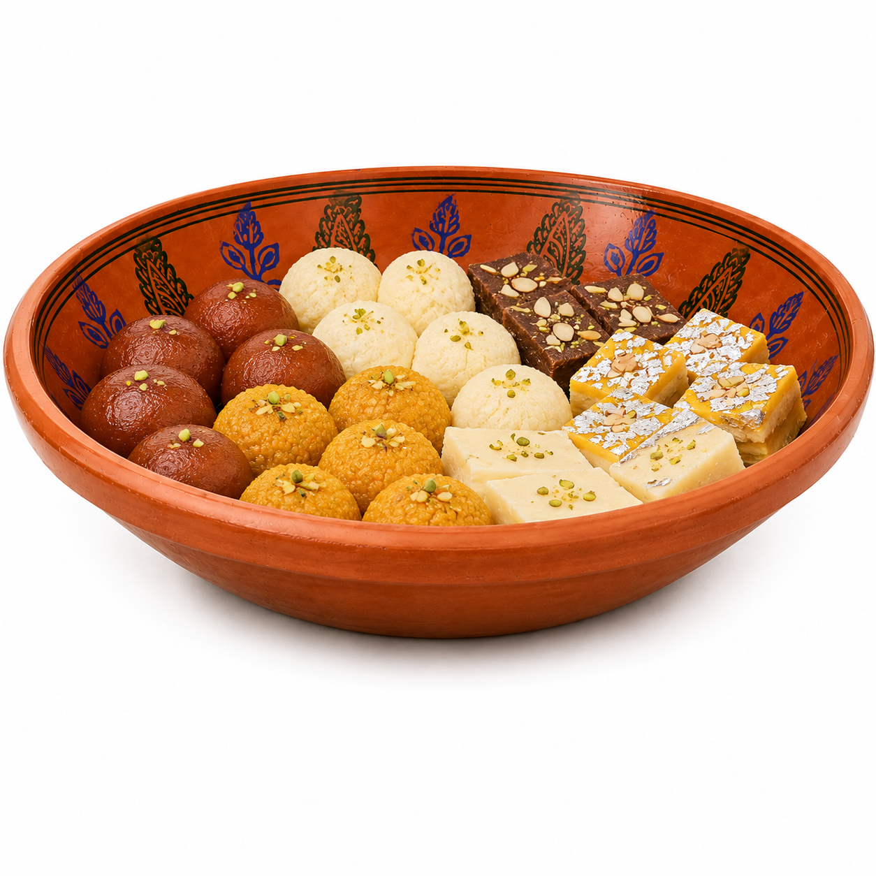 Terracotta Style Glazed Clay Bowl – Large LX, Count: 1 - Image 6